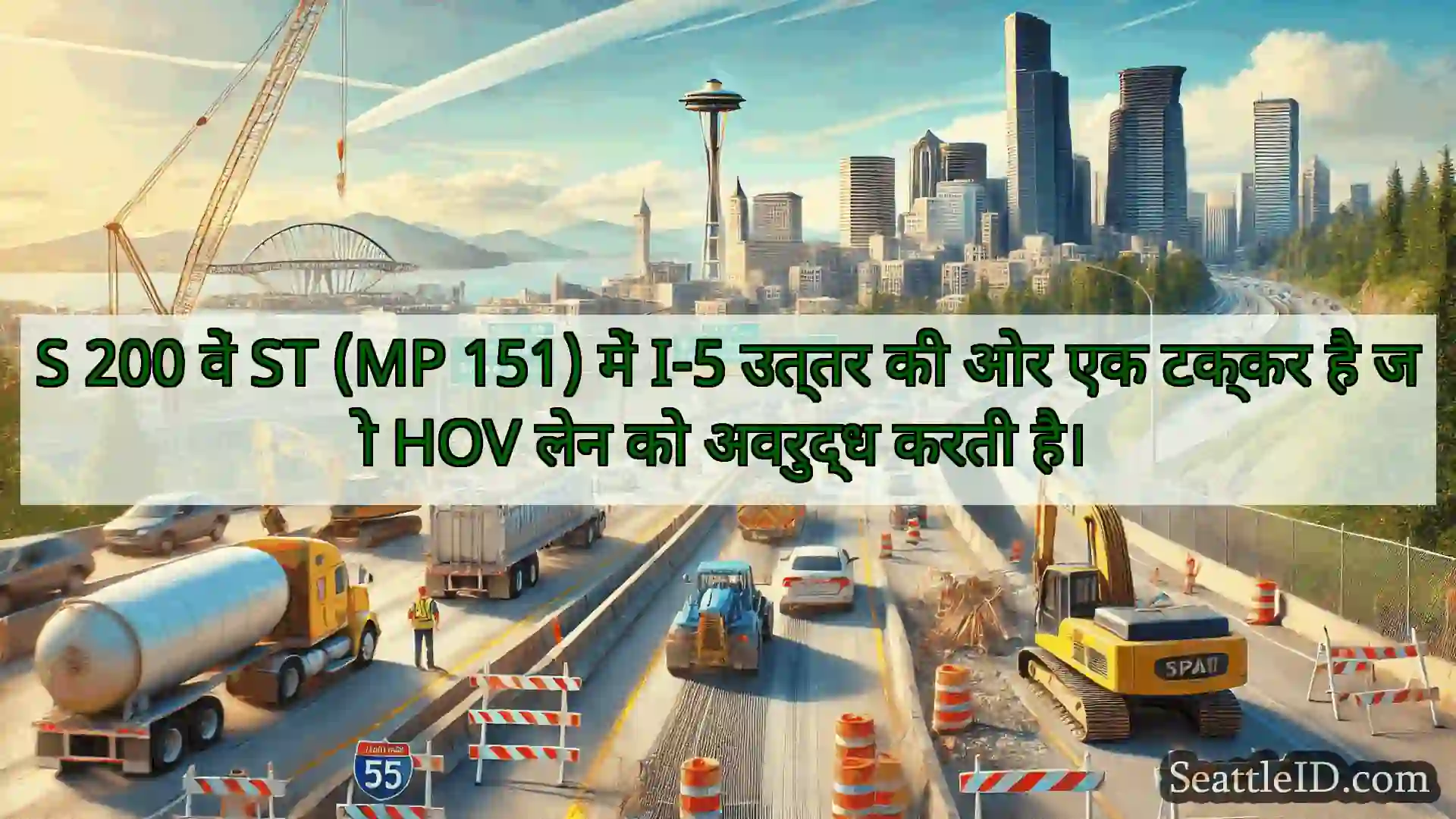 सिएटल परिवहन समाचार S 200 वें ST (MP 151) में I-5