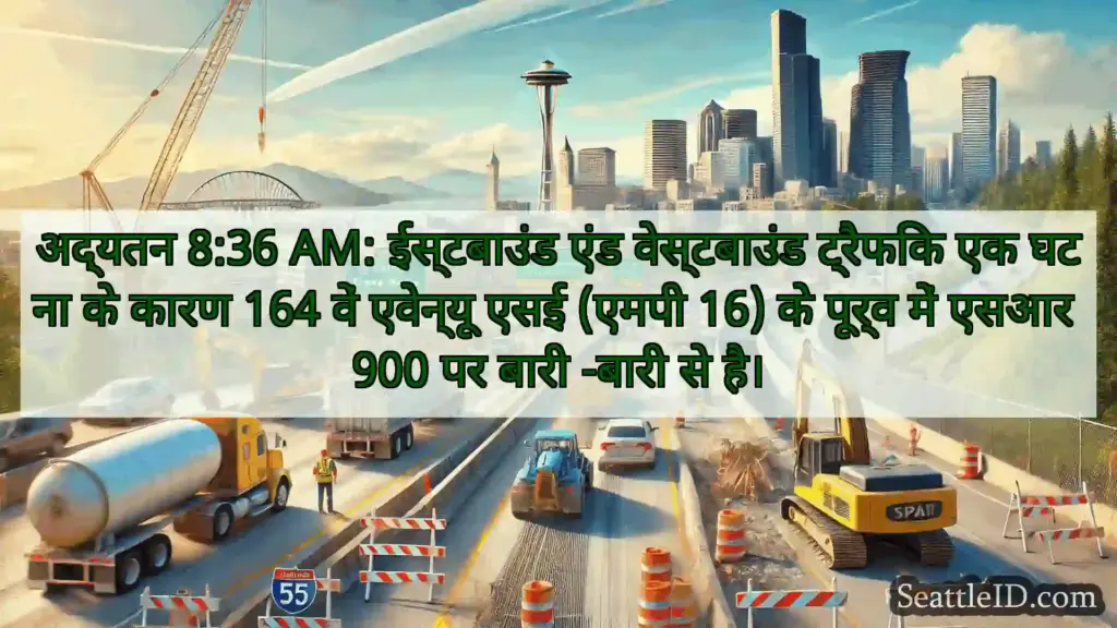 सिएटल परिवहन समाचार अद्यतन 8:36 AM: ईस्टबाउंड एंड