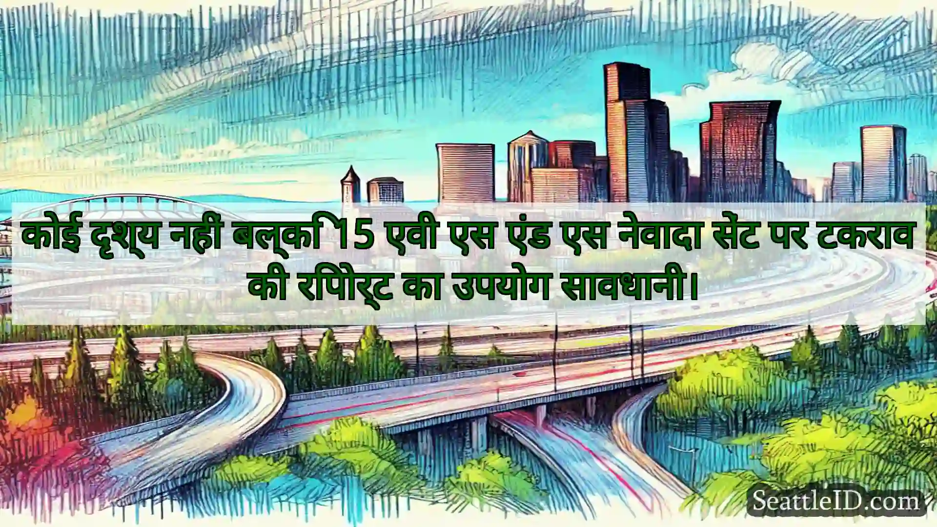सिएटल परिवहन समाचार कोई दृश्य नहीं बल्कि 15 एवी एस एंड