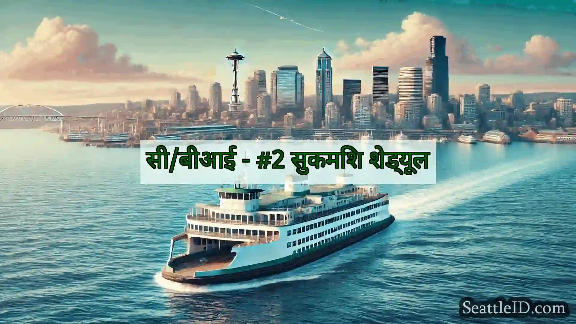 सिएटल फ़ेरी समाचार सी/बीआई - #2 सुकमिश शेड्यूल