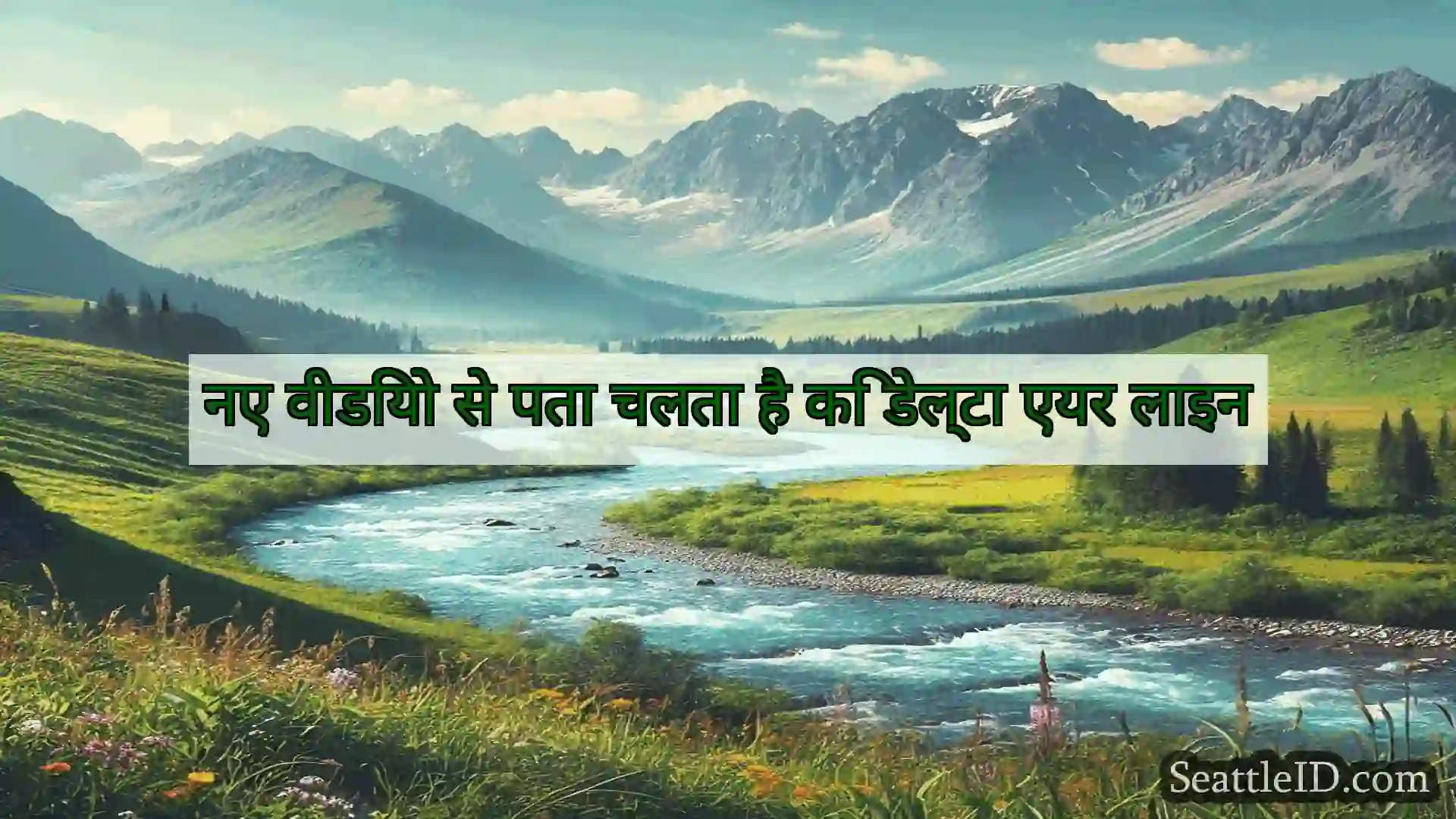 नए वीडियो से पता चलता है कि डेल्टा एयर लाइन