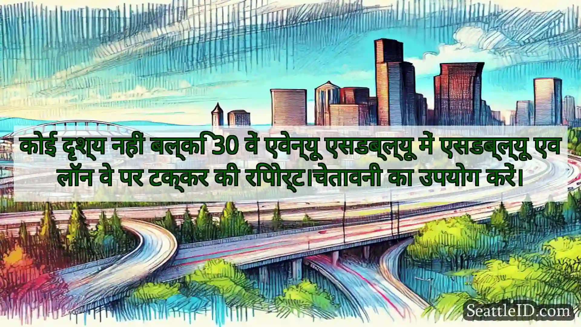 कोई दृश्य नहीं बल्कि 30 वें एवेन्यू एसडब्ल्यू में