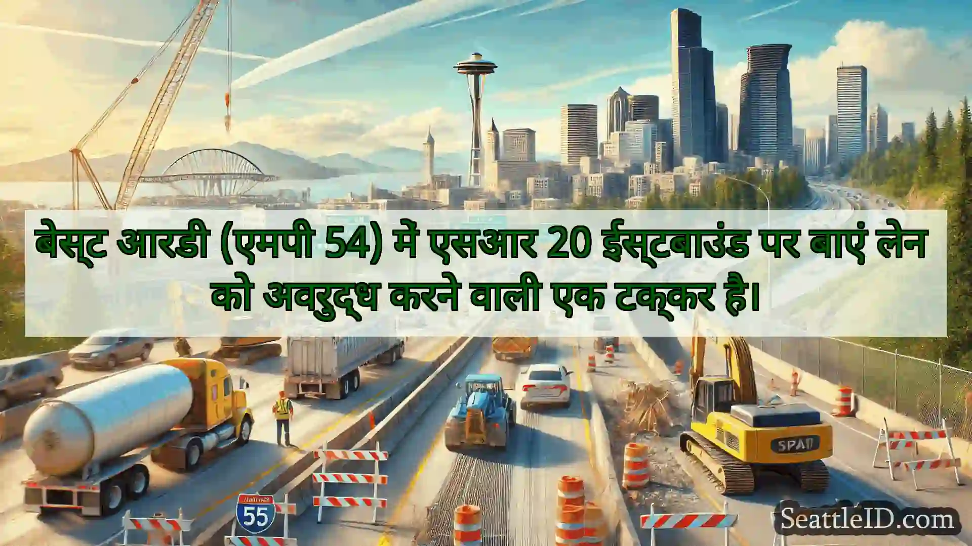 बेस्ट आरडी (एमपी 54) में एसआर 20 ईस्टबाउंड पर