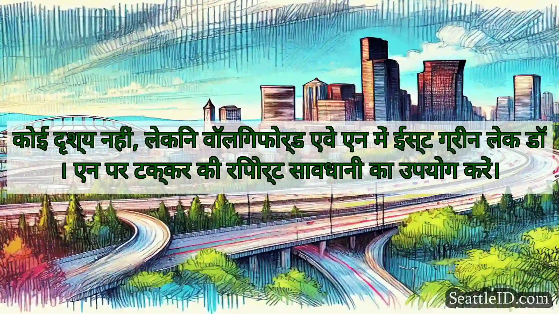 कोई दृश्य नहीं, लेकिन वॉलिंगफोर्ड एवे एन में ईस्ट