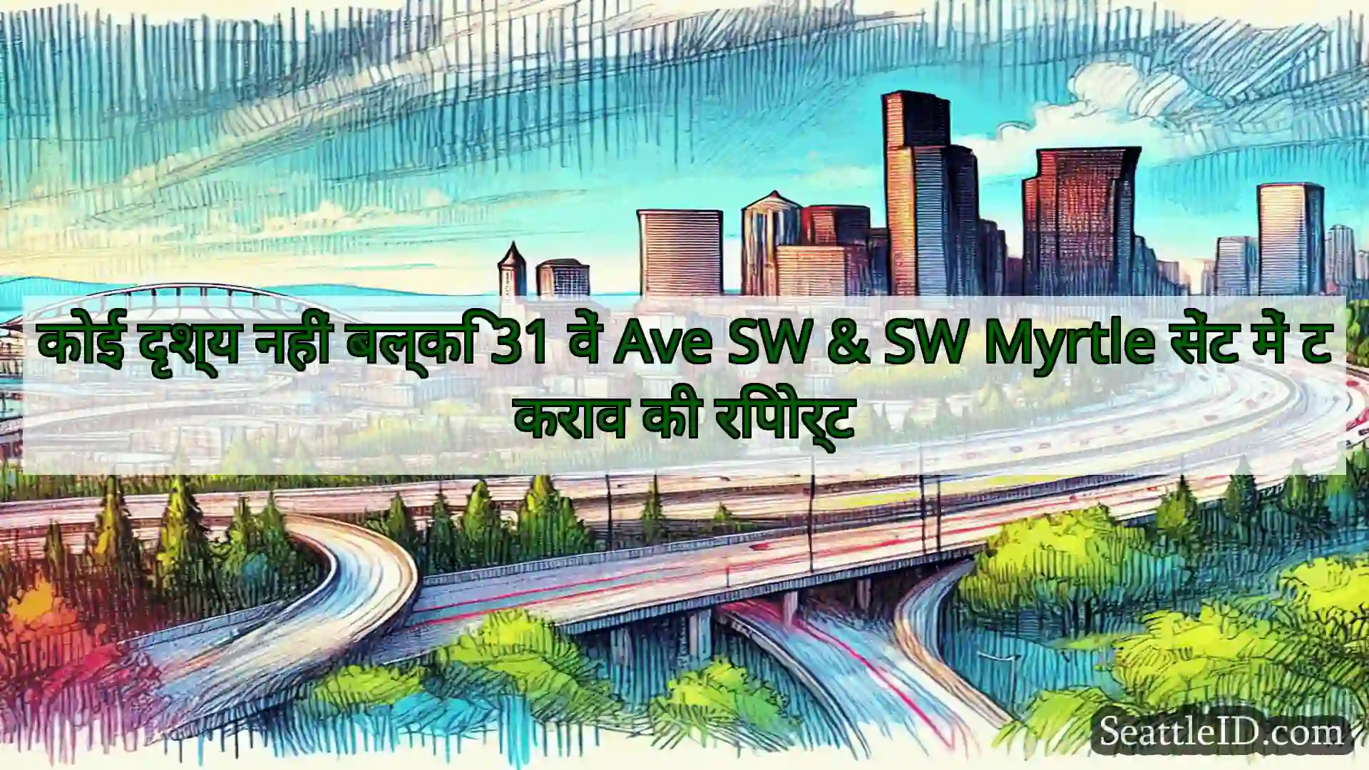 कोई दृश्य नहीं बल्कि 31 वें Ave SW & SW Myrtle