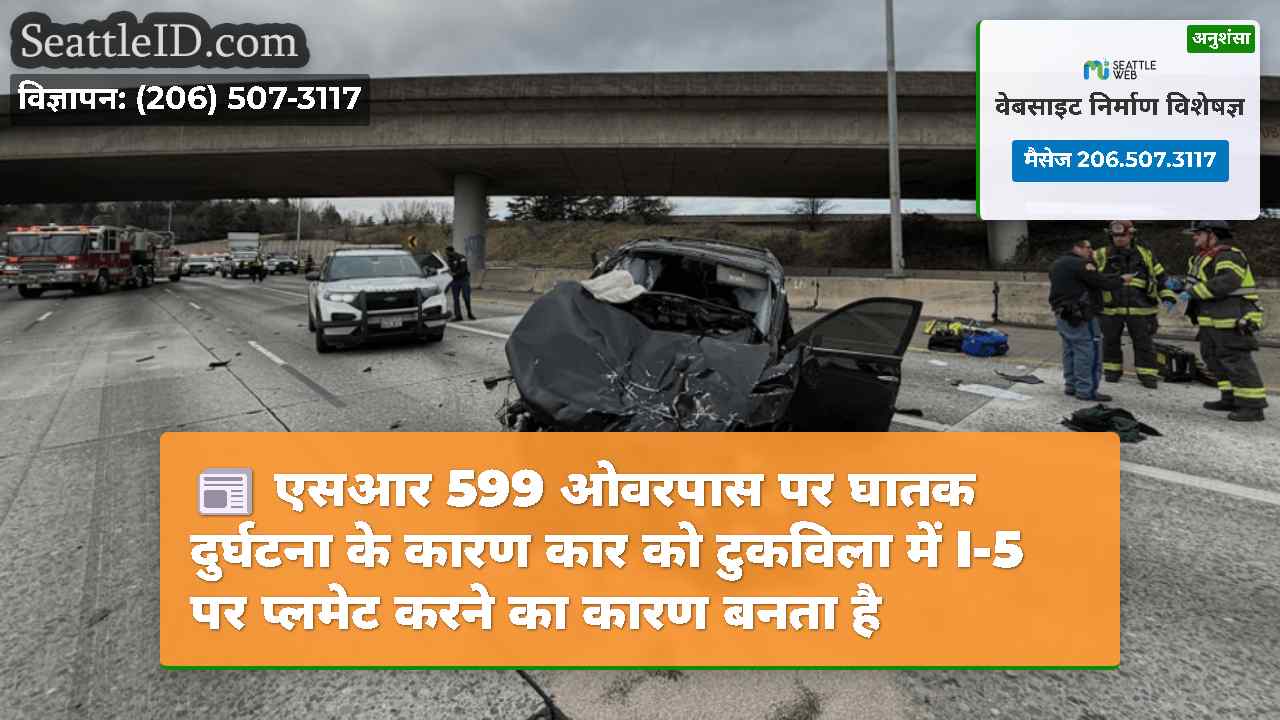 एसआर 599 ओवरपास पर घातक दुर्घटना के कारण कार को