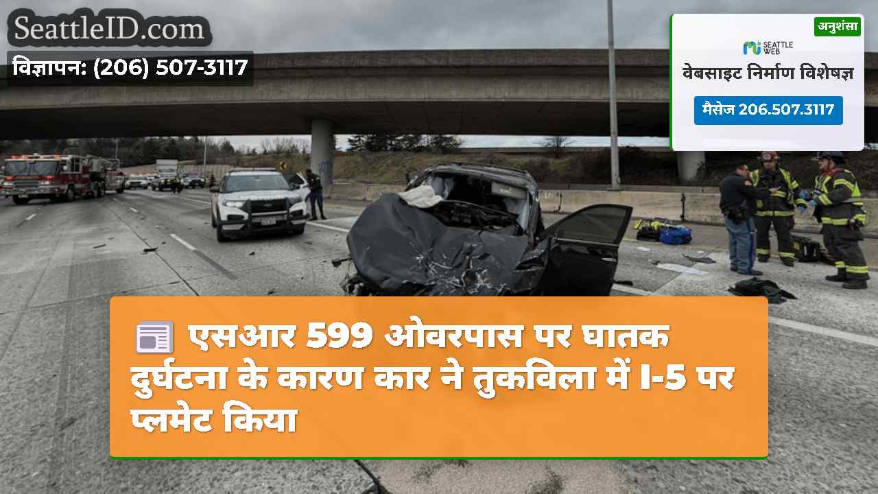 एसआर 599 ओवरपास पर घातक दुर्घटना के कारण कार ने