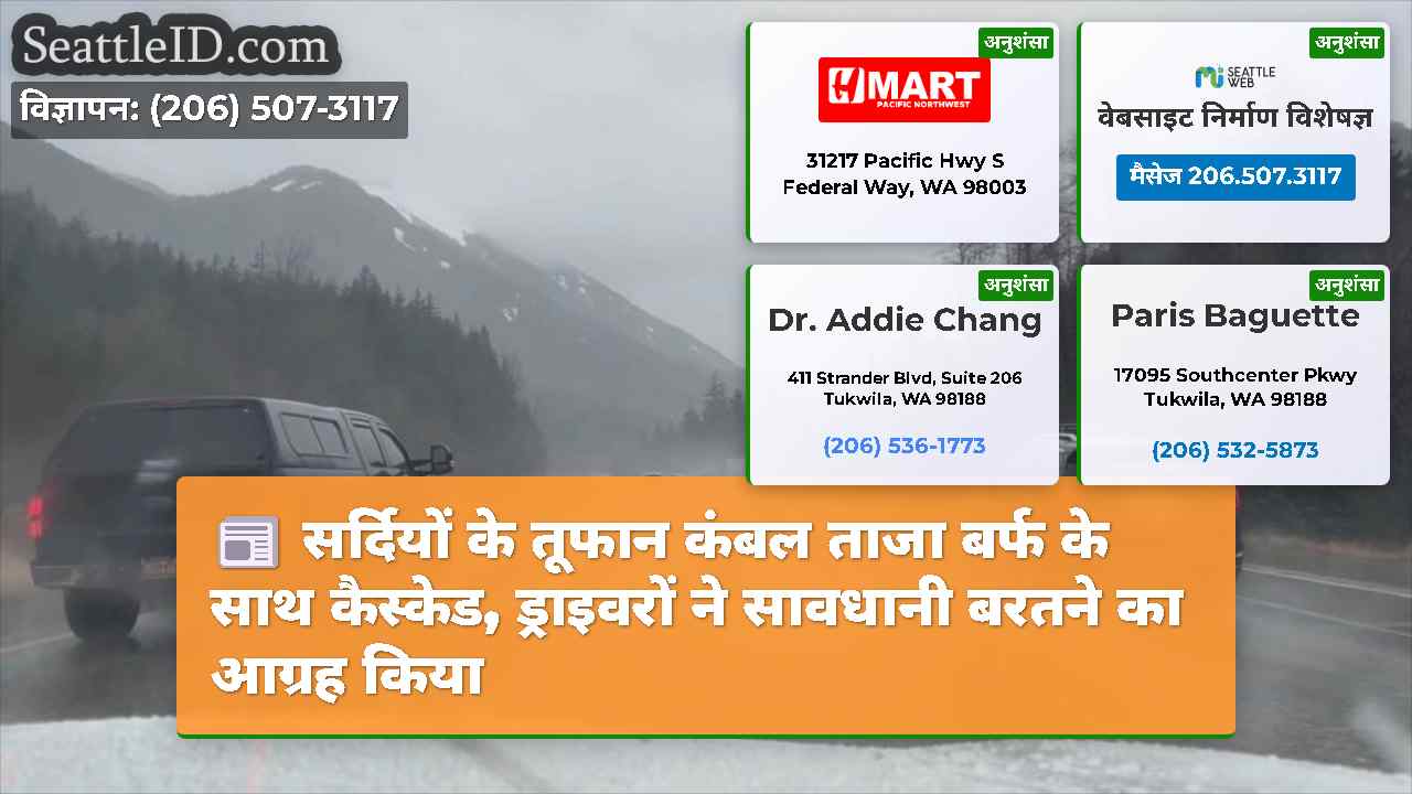 सर्दियों के तूफान कंबल ताजा बर्फ के साथ कैस्केड,