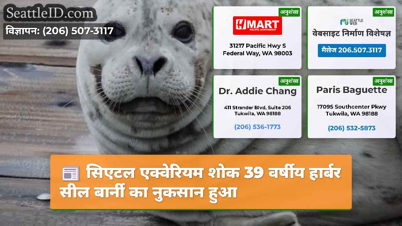 सिएटल एक्वेरियम शोक 39 वर्षीय हार्बर सील बार्नी