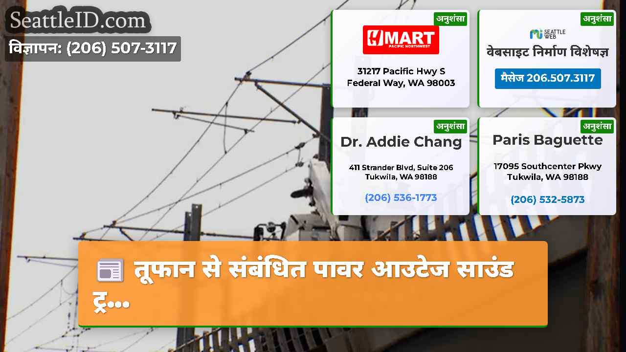 तूफान से संबंधित पावर आउटेज साउंड ट्र...