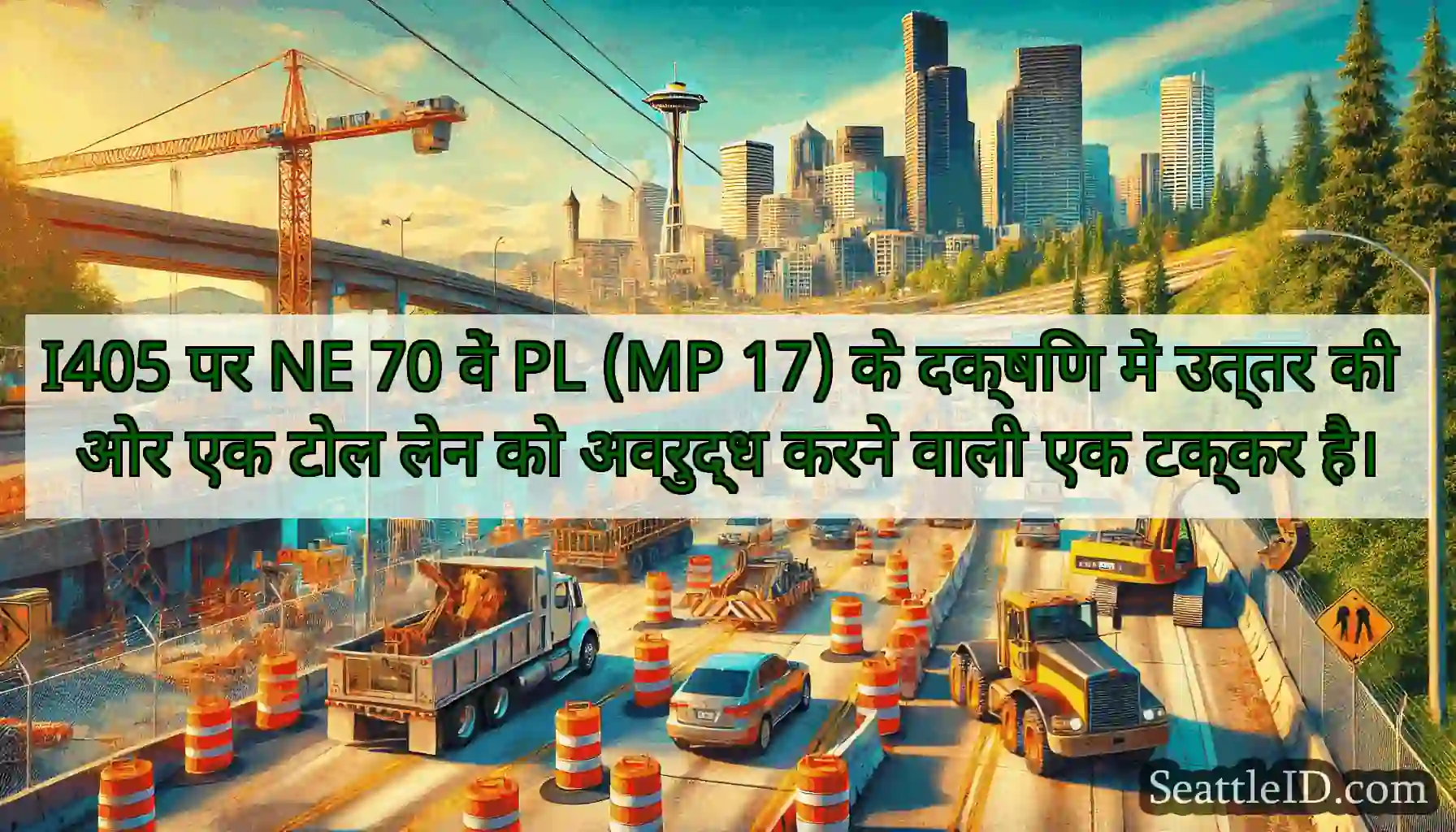 I405 पर NE 70 वें PL (MP 17) के दक्षिण में उत्तर