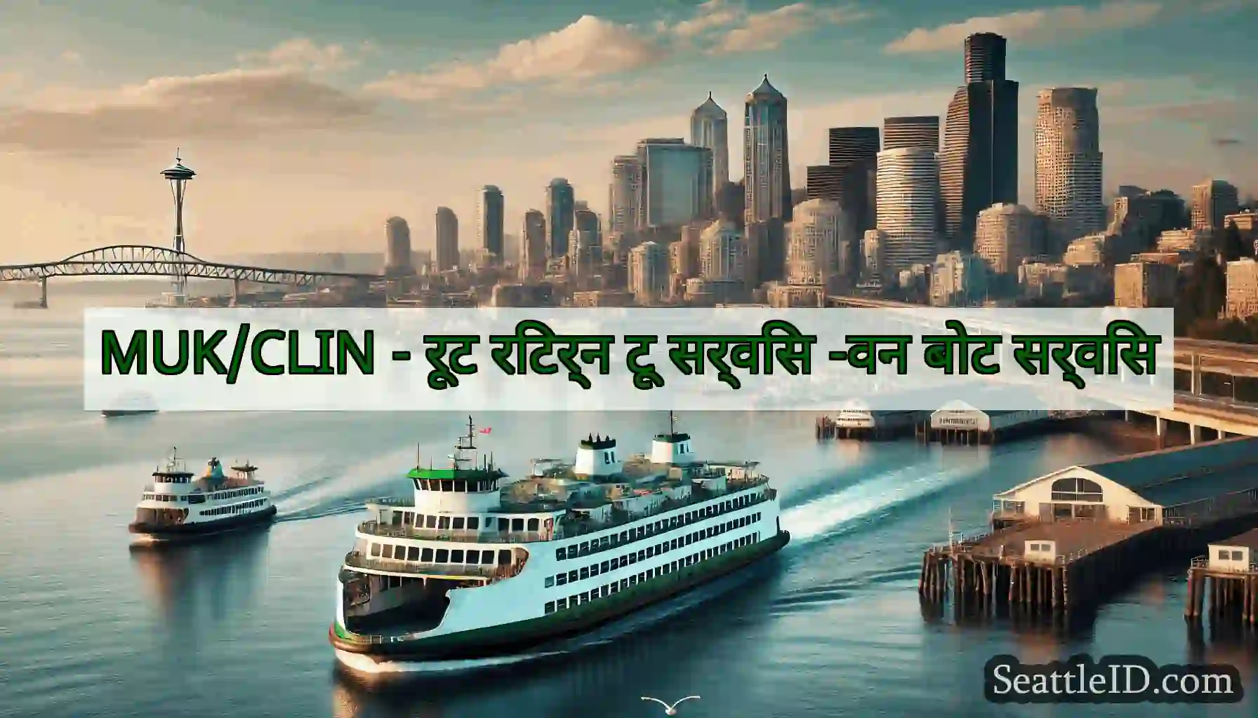 MUK/CLIN - रूट रिटर्न टू सर्विस -वन बोट सर्विस