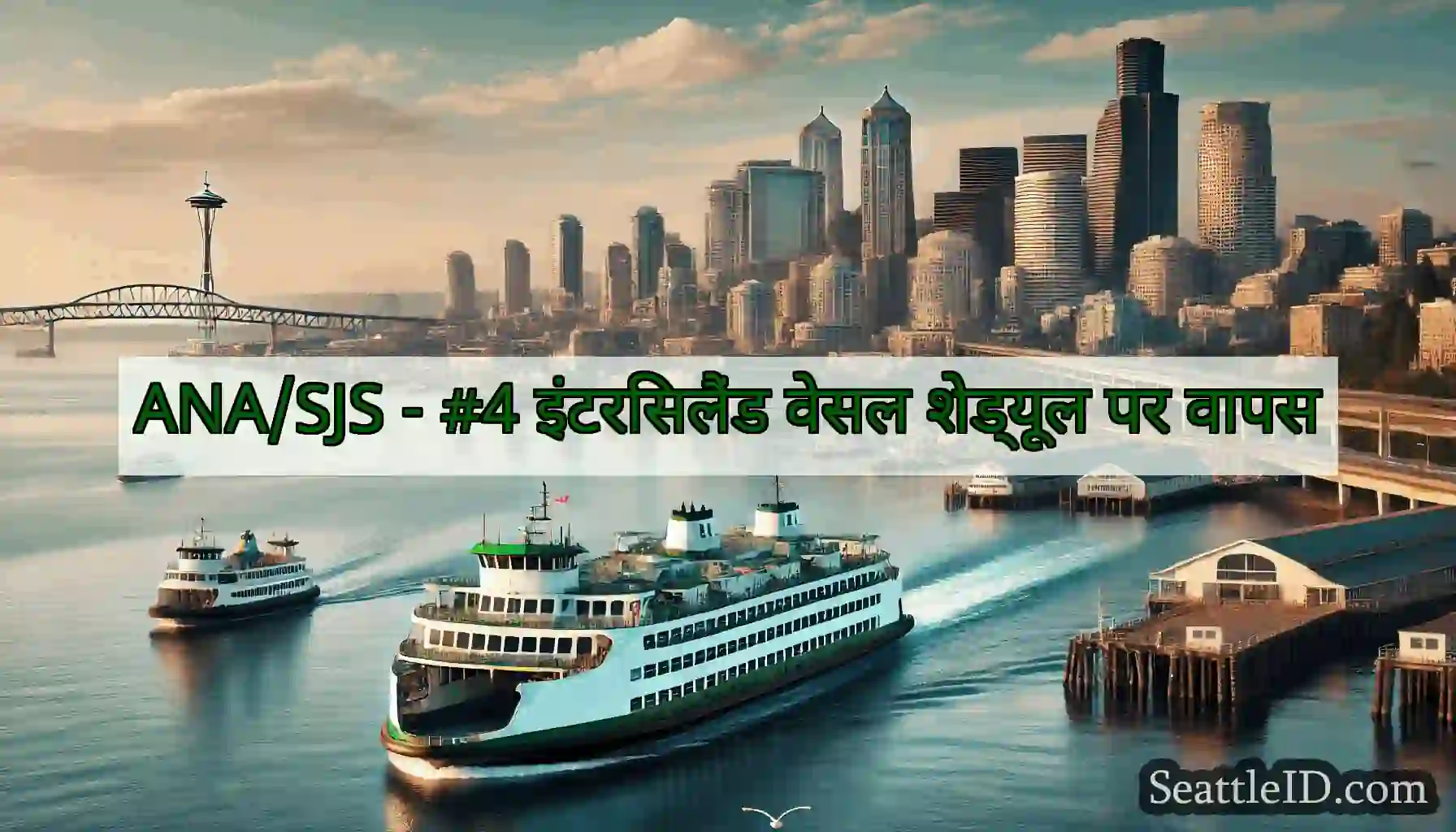 ANA/SJS - #4 इंटरिसलैंड वेसल शेड्यूल पर वापस