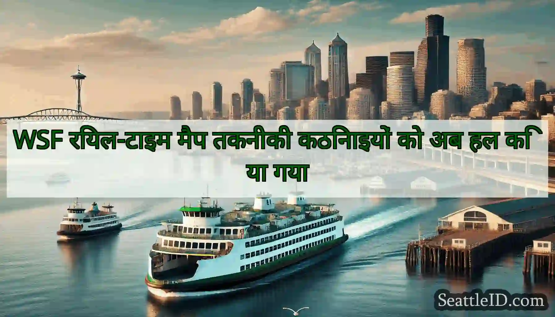 WSF रियल-टाइम मैप तकनीकी कठिनाइयों को अब हल किया