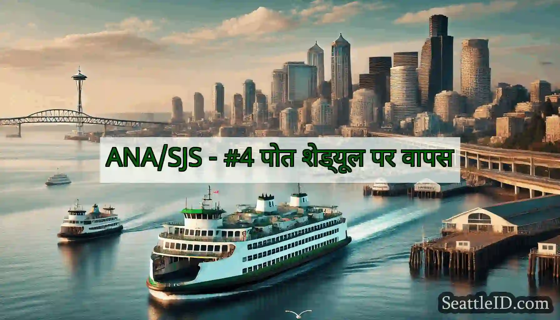 ANA/SJS - #4 पोत शेड्यूल पर वापस