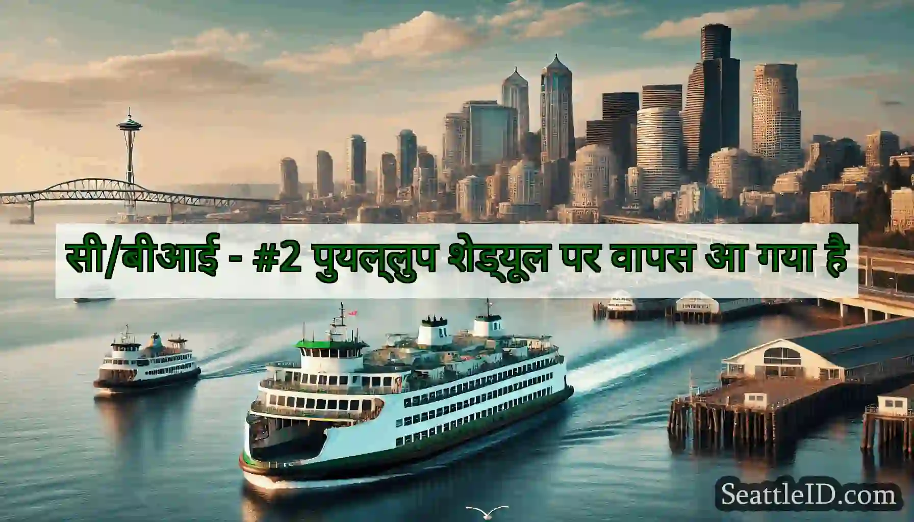 सी/बीआई - #2 पुयल्लुप शेड्यूल पर वापस आ गया है