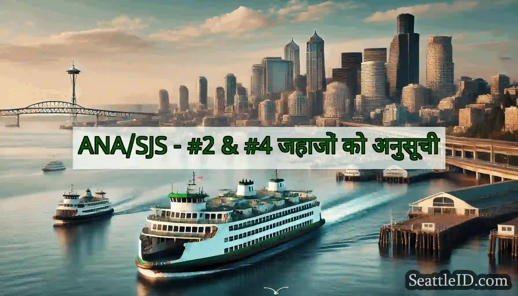ANA/SJS - #2 & #4 जहाजों को अनुसूची