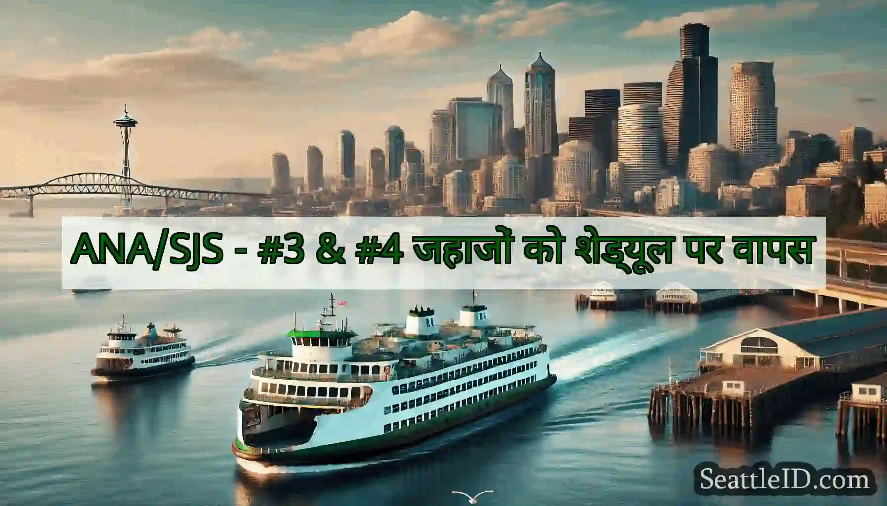 ANA/SJS - #3 & #4 जहाजों को शेड्यूल पर वापस