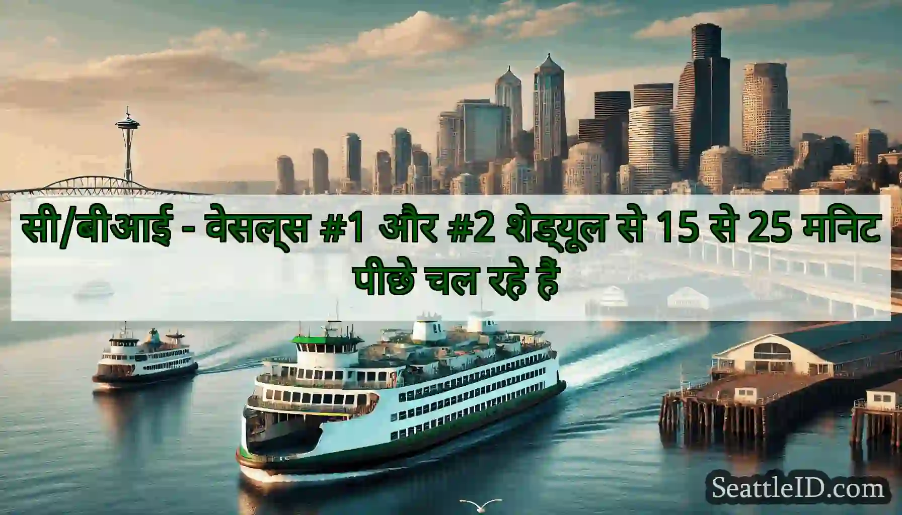 सी/बीआई - वेसल्स #1 और #2 शेड्यूल से 15 से 25