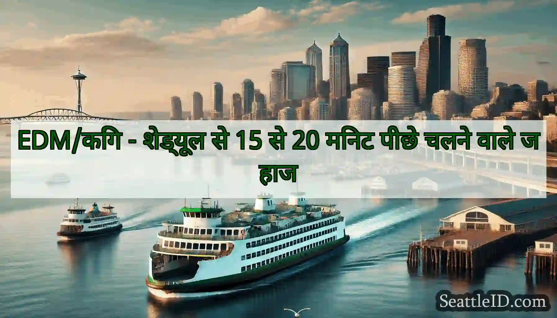 EDM/किंग - शेड्यूल से 15 से 20 मिनट पीछे चलने