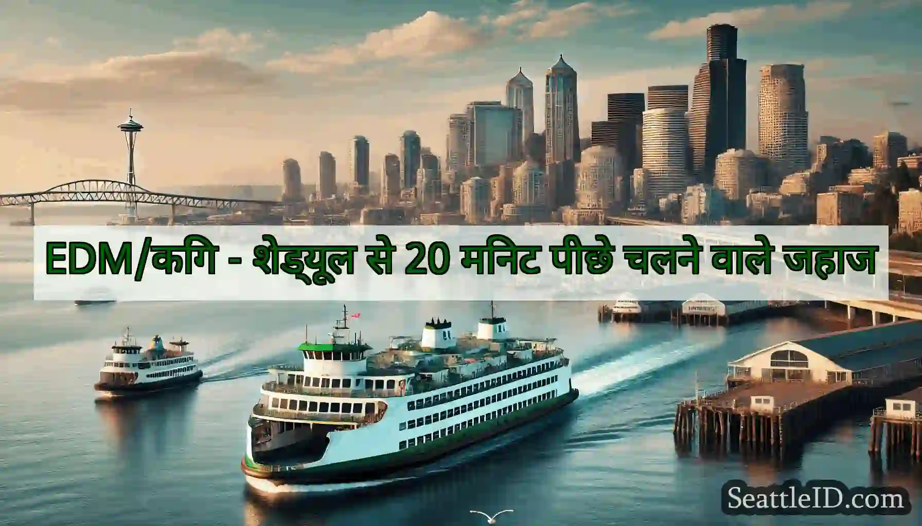 EDM/किंग - शेड्यूल से 20 मिनट पीछे चलने वाले जहाज