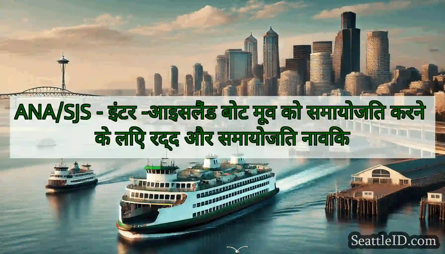 ANA/SJS - इंटर -आइसलैंड बोट मूव को समायोजित करने