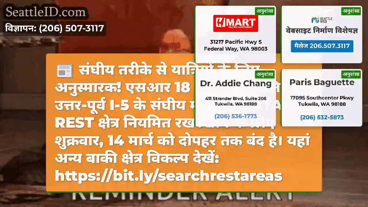 संघीय तरीके से यात्रियों के लिए अनुस्मारक!