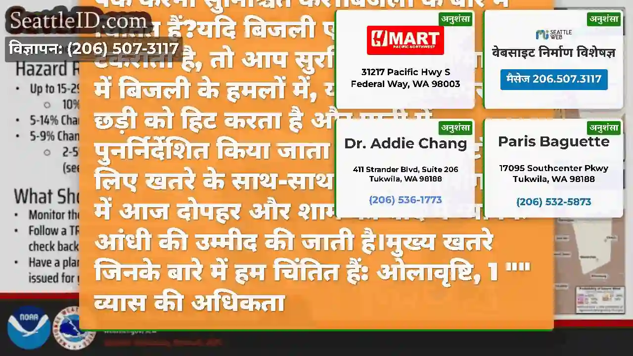 हमें आज रात खराब मौसम की संभावना है।यदि हमारे साथ