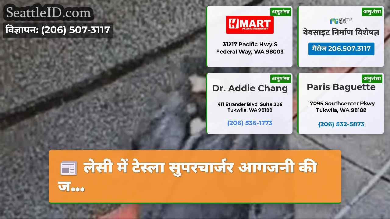लेसी में टेस्ला सुपरचार्जर आगजनी की ज...