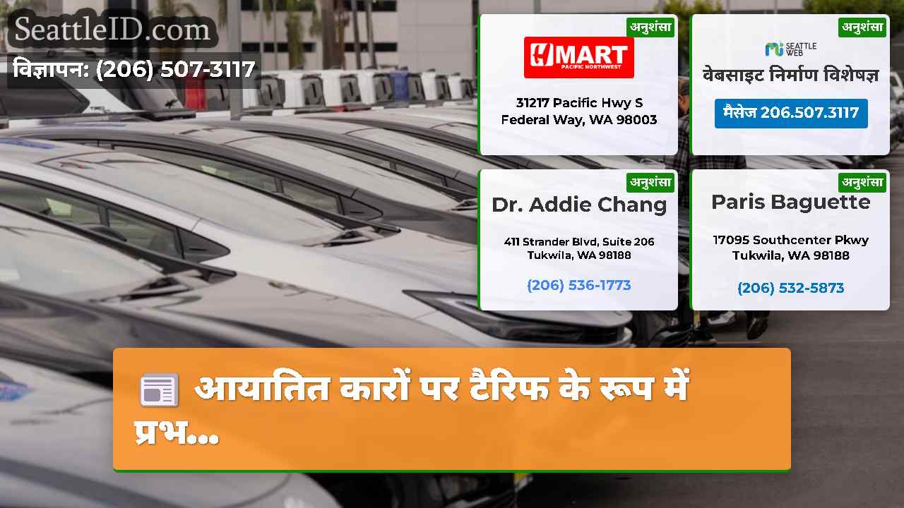 आयातित कारों पर टैरिफ के रूप में प्रभ...