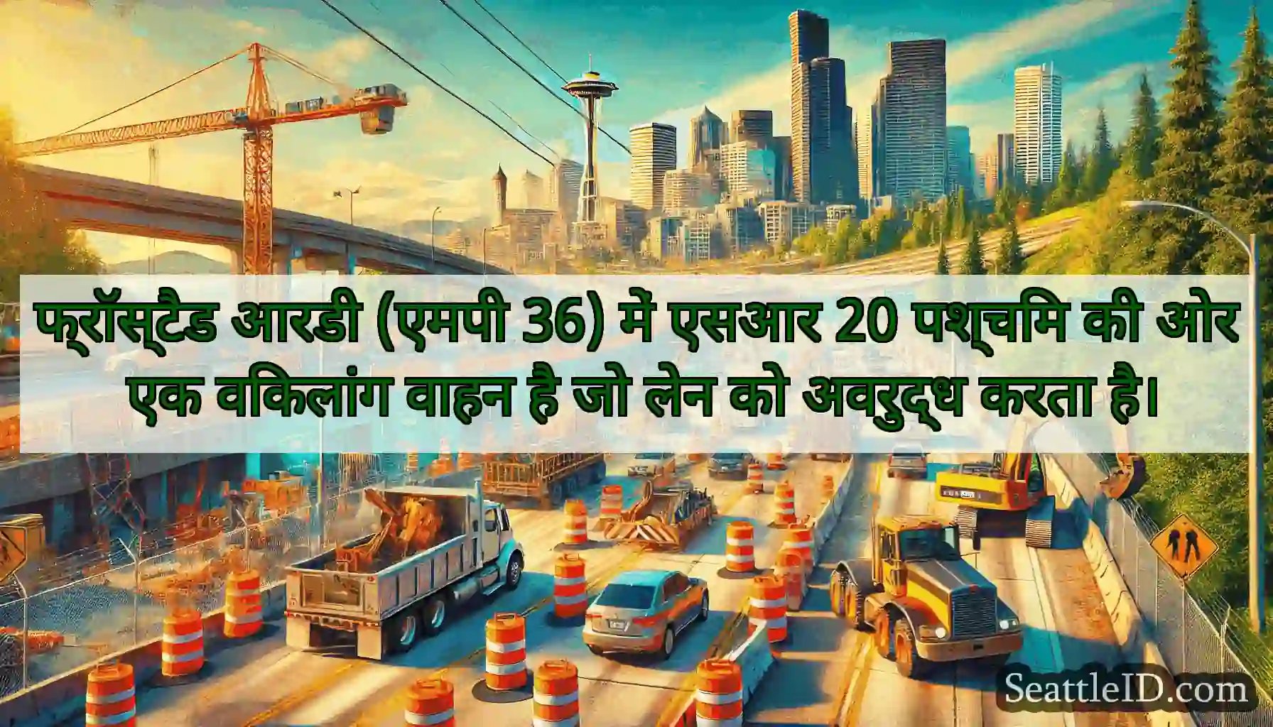 फ्रॉस्टैड आरडी (एमपी 36) में एसआर 20 पश्चिम की ओर