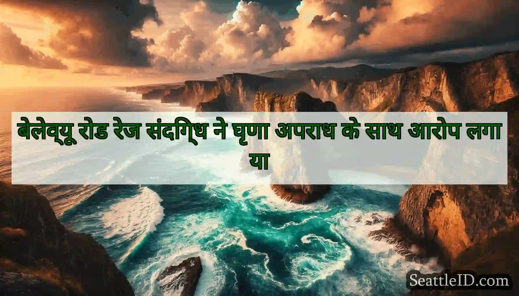 बेलेव्यू रोड रेज संदिग्ध ने घृणा अपराध के साथ