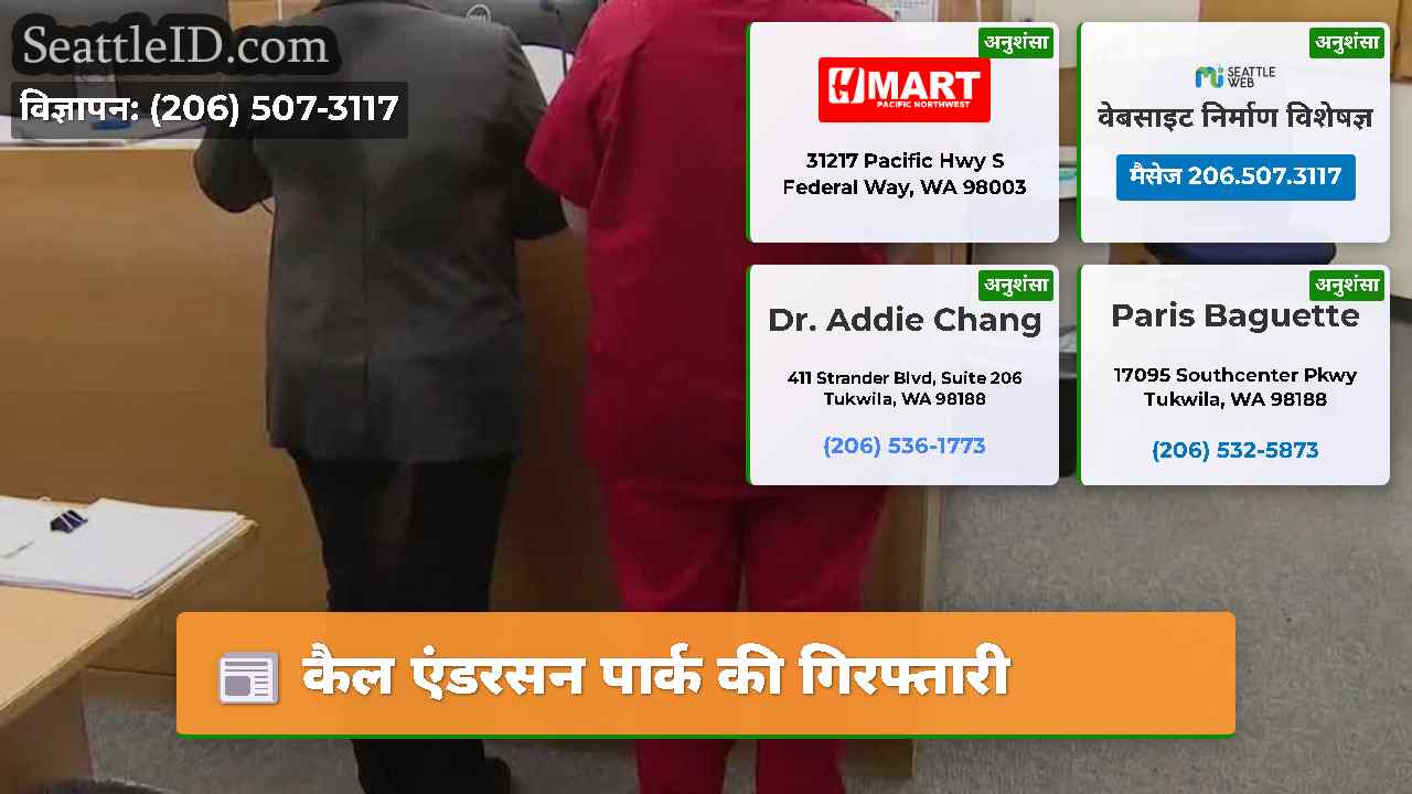 कैल एंडरसन पार्क की गिरफ्तारी