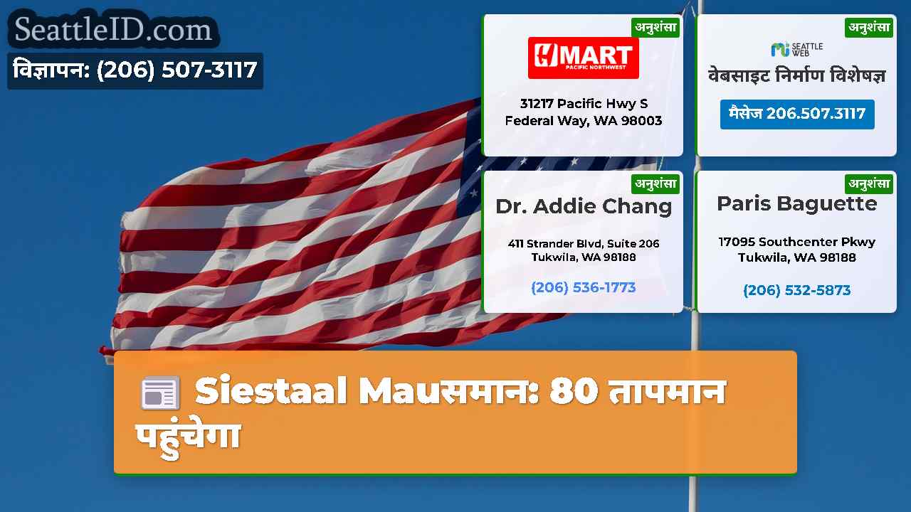 Siestaal Mauसमान: 80 तापमान पहुंचेगा