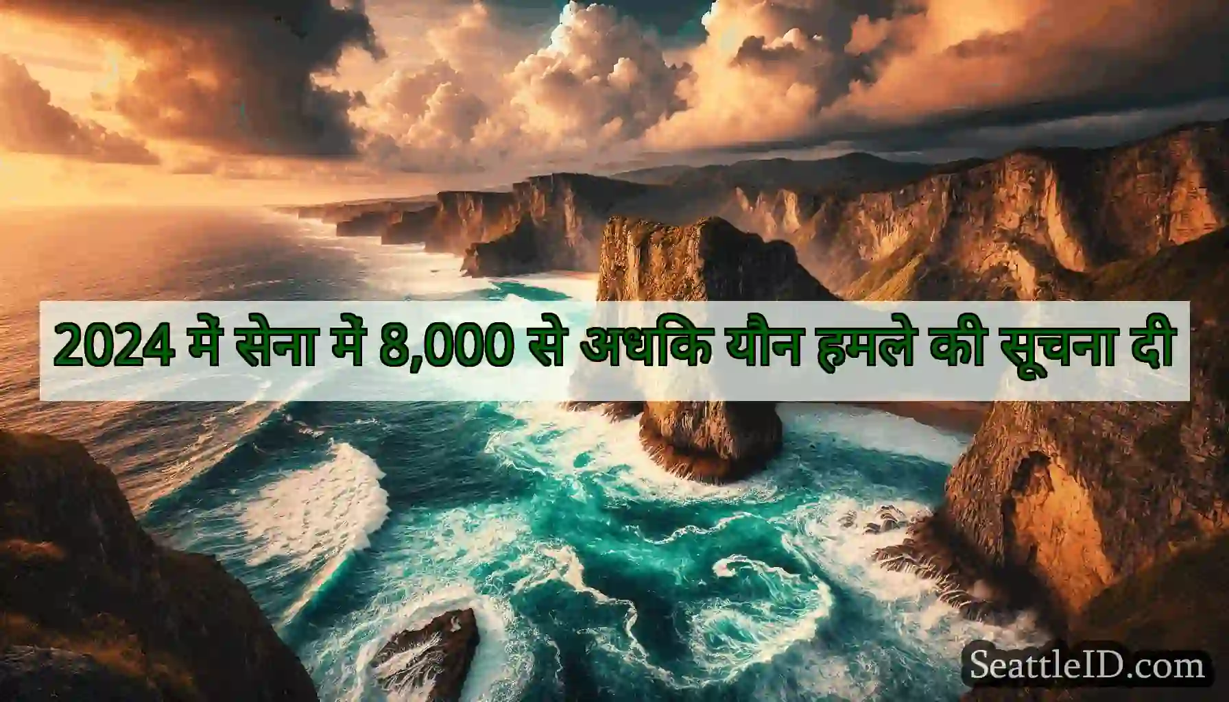 2024 में सेना में 8,000 से अधिक यौन हमले की सूचना