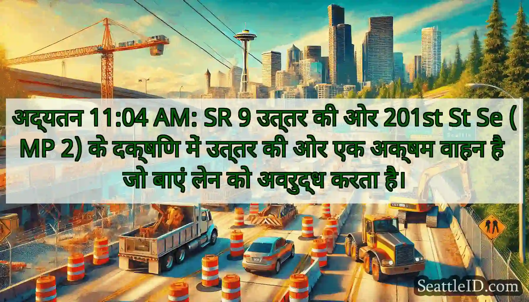 अद्यतन 11:04 AM: SR 9 उत्तर की ओर 201st St Se (MP