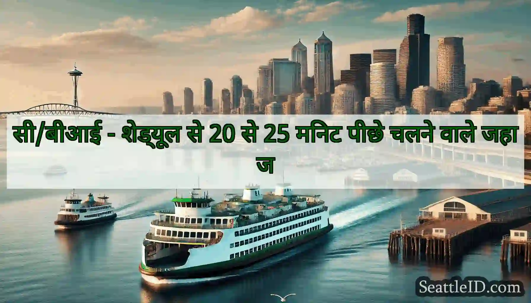 सी/बीआई - शेड्यूल से 20 से 25 मिनट पीछे चलने वाले
