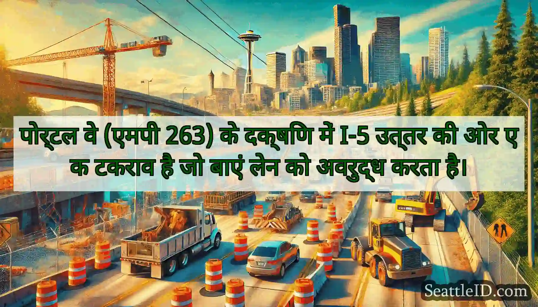 पोर्टल वे (एमपी 263) के दक्षिण में I-5 उत्तर की