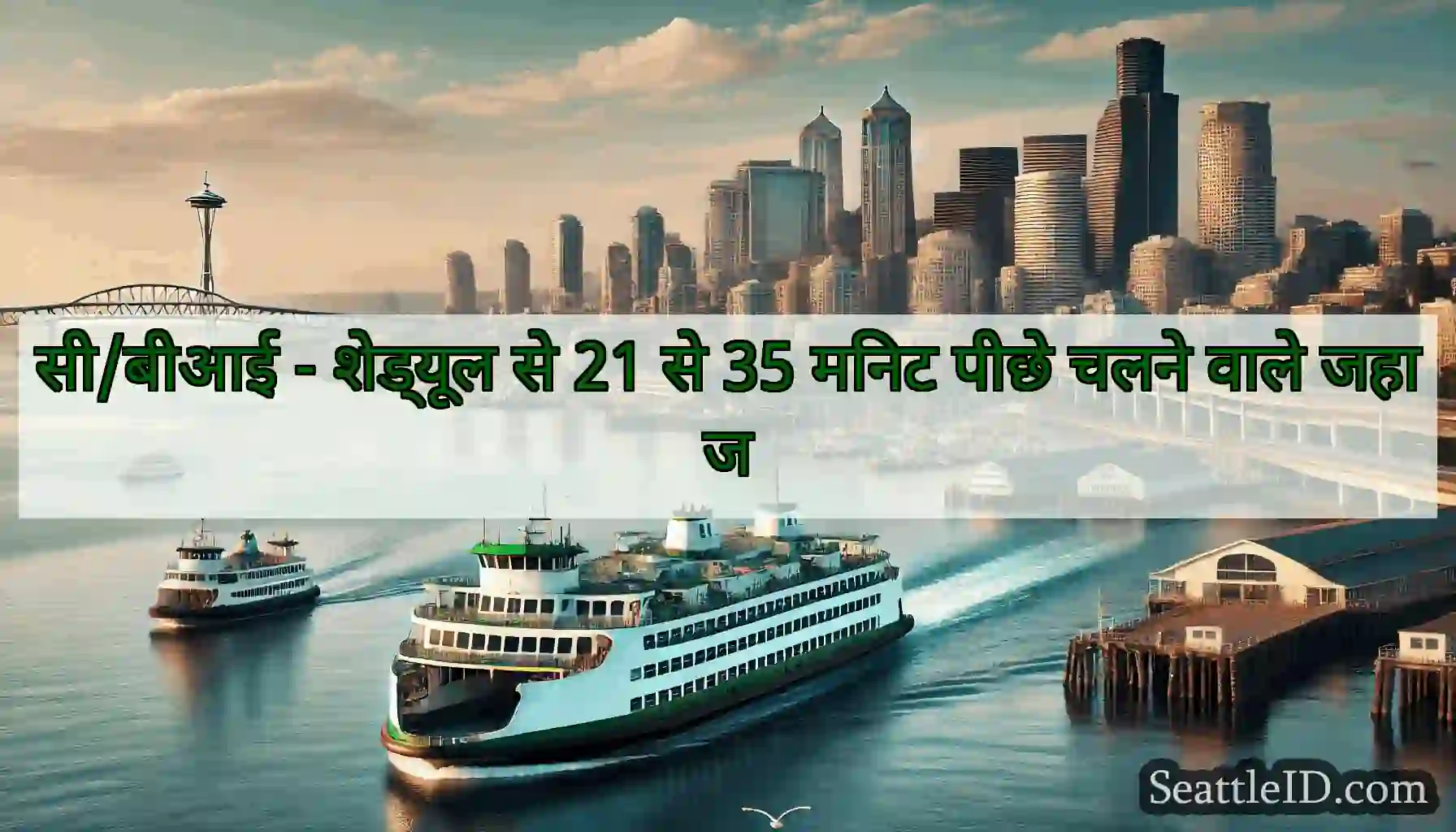 सी/बीआई - शेड्यूल से 21 से 35 मिनट पीछे चलने वाले