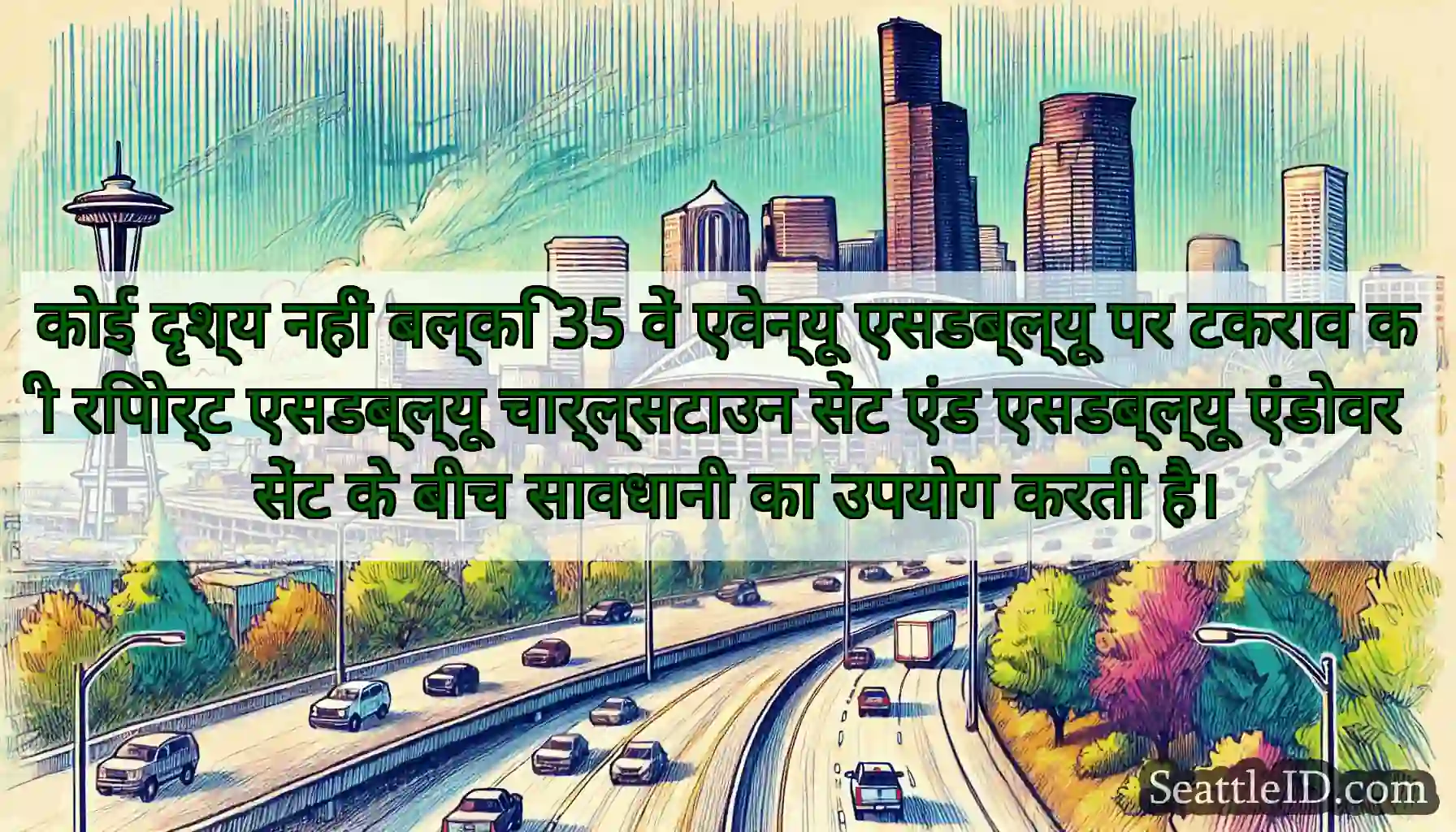 कोई दृश्य नहीं बल्कि 35 वें एवेन्यू एसडब्ल्यू पर