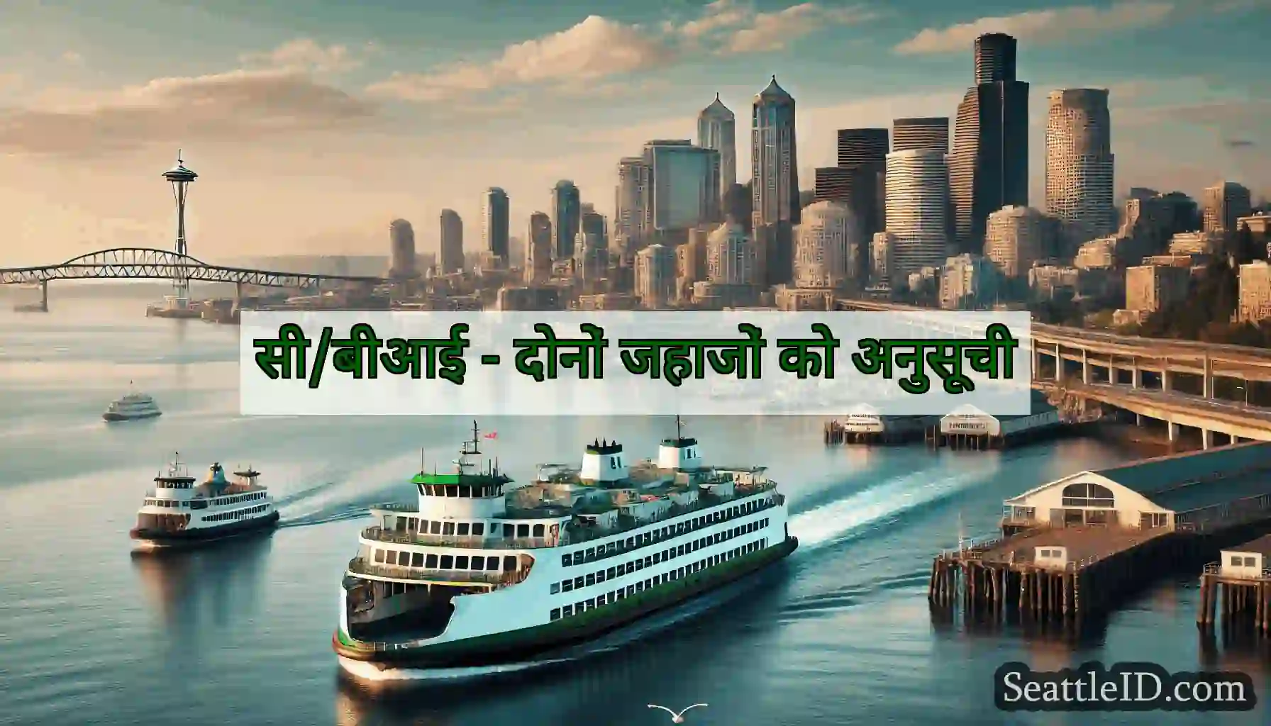 सी/बीआई - दोनों जहाजों को अनुसूची
