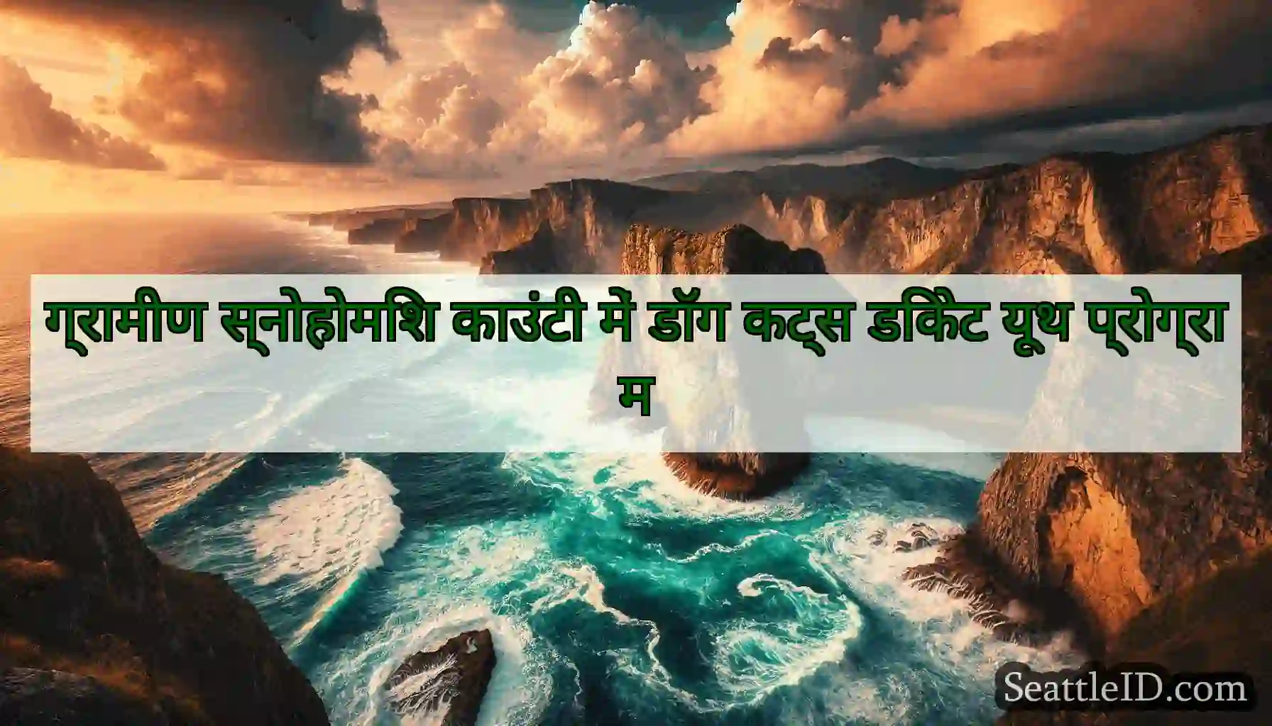 ग्रामीण स्नोहोमिश काउंटी में डॉग कट्स डिकेट यूथ