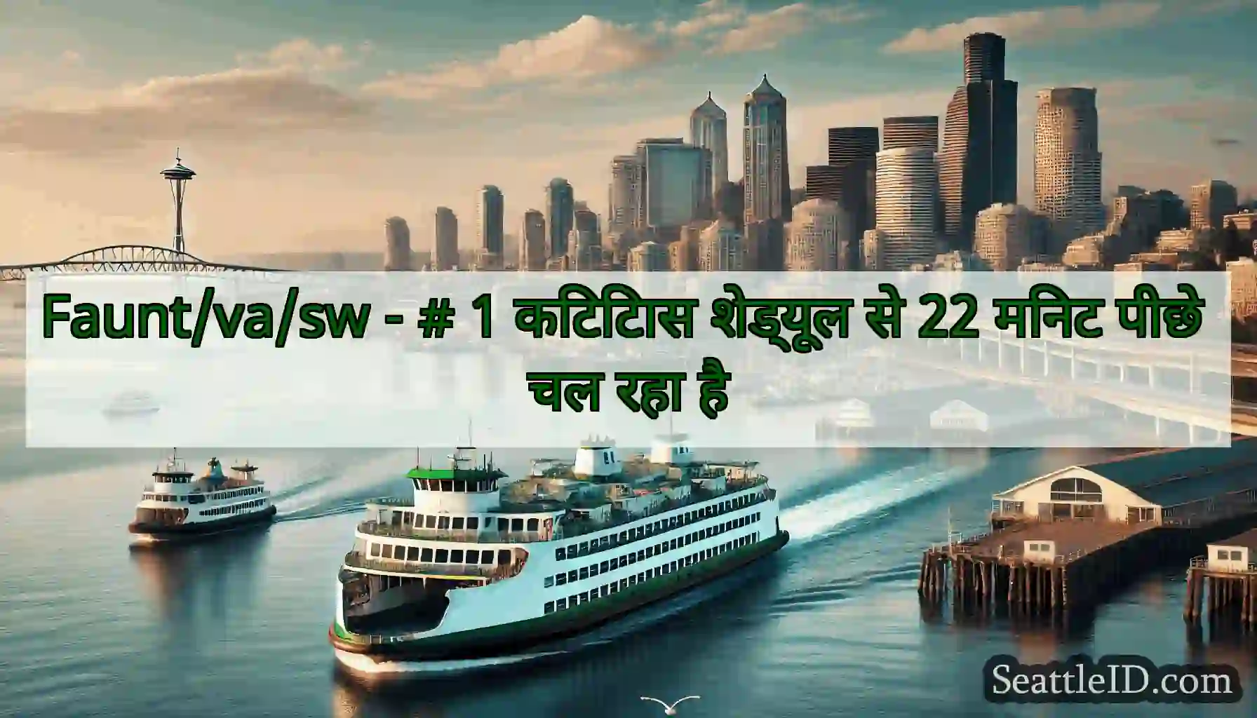 Faunt/va/sw - # 1 किटिटास शेड्यूल से 22 मिनट पीछे
