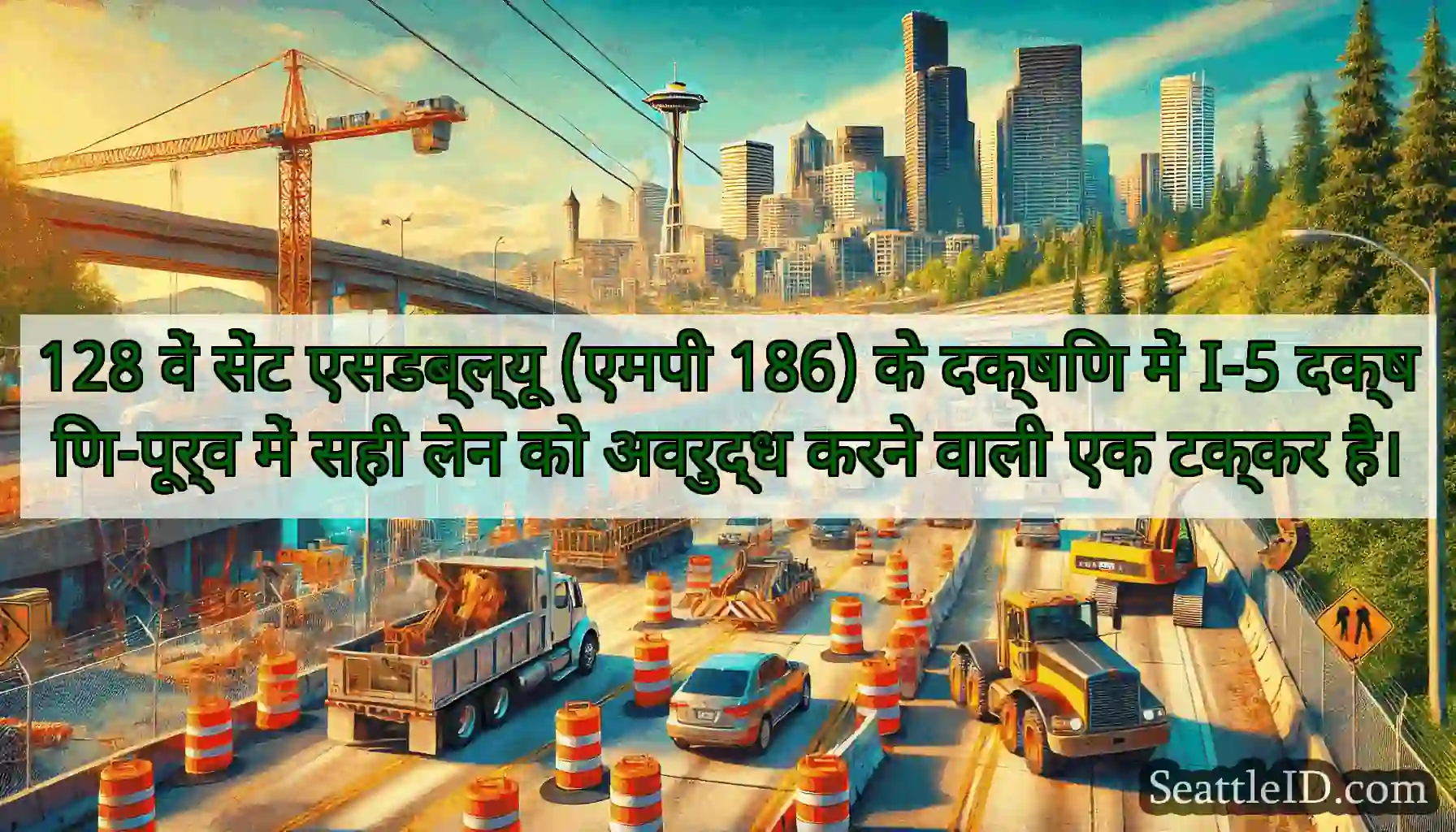 128 वें सेंट एसडब्ल्यू (एमपी 186) के दक्षिण में