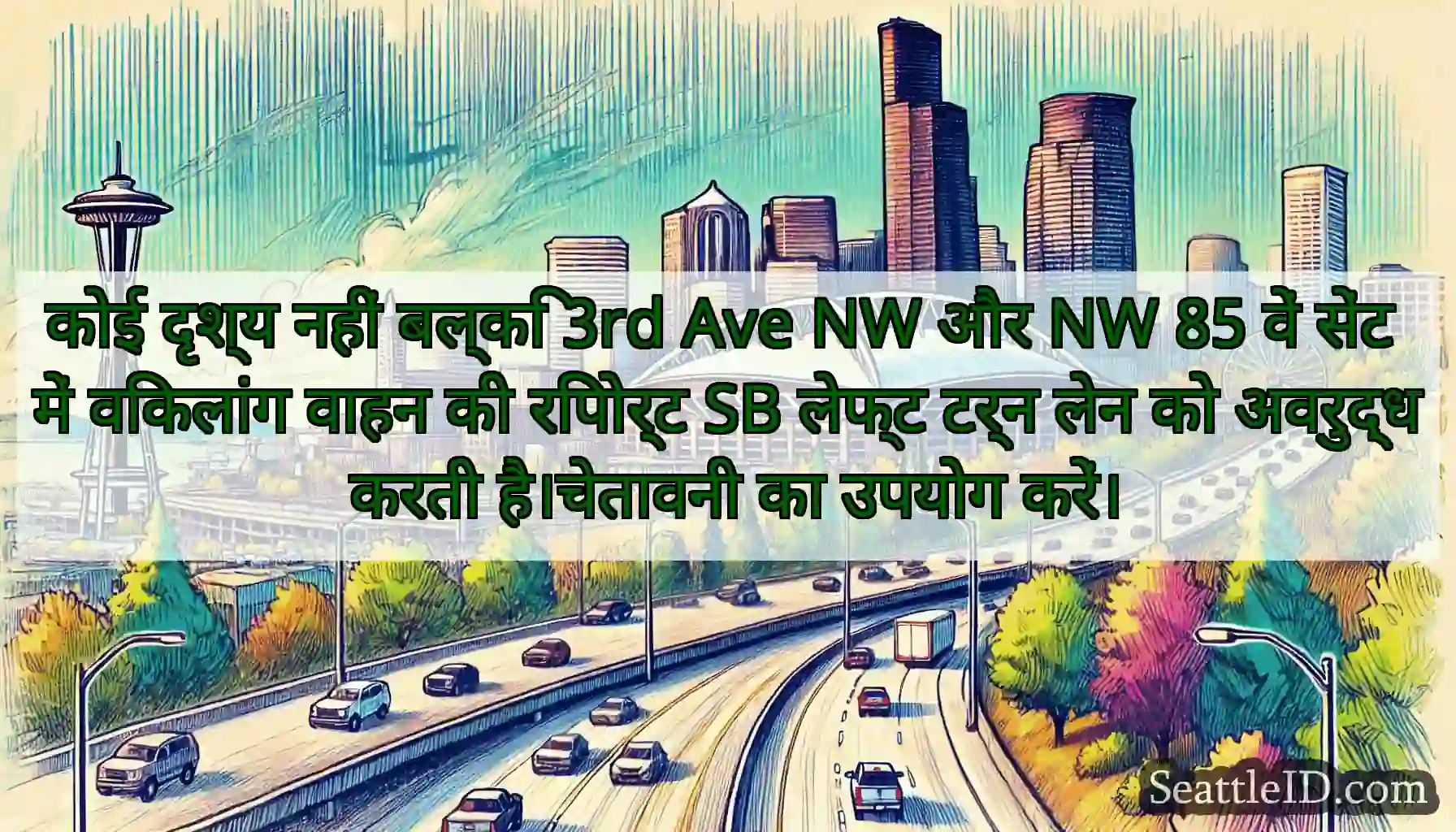 कोई दृश्य नहीं बल्कि 3rd Ave NW और NW 85 वें सेंट