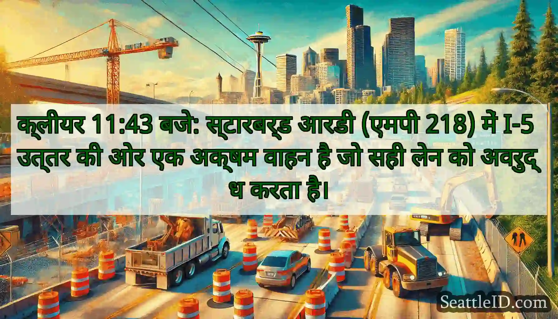 क्लीयर 11:43 बजे: स्टारबर्ड आरडी (एमपी 218) में