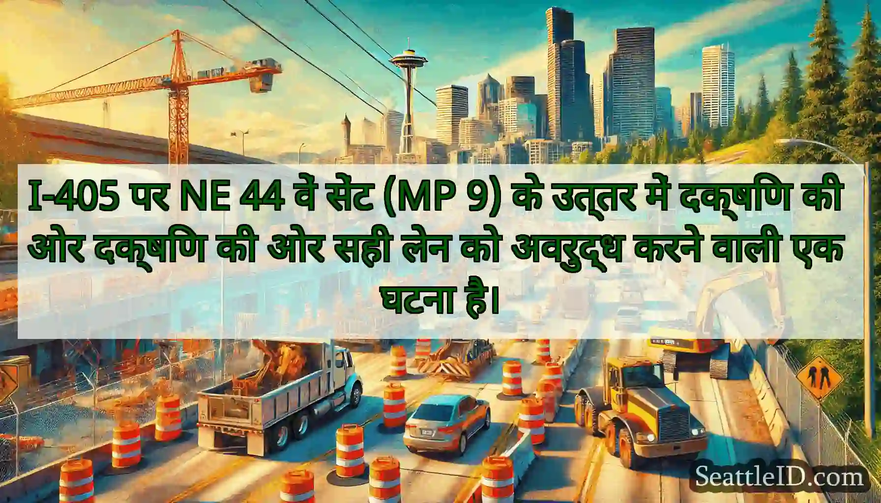 I-405 पर NE 44 वें सेंट (MP 9) के उत्तर में
