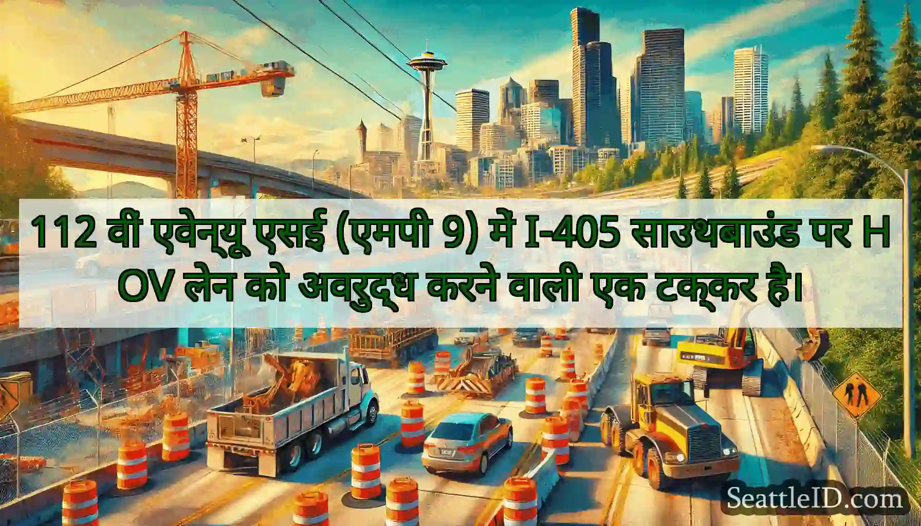 112 वीं एवेन्यू एसई (एमपी 9) में I-405 साउथबाउंड