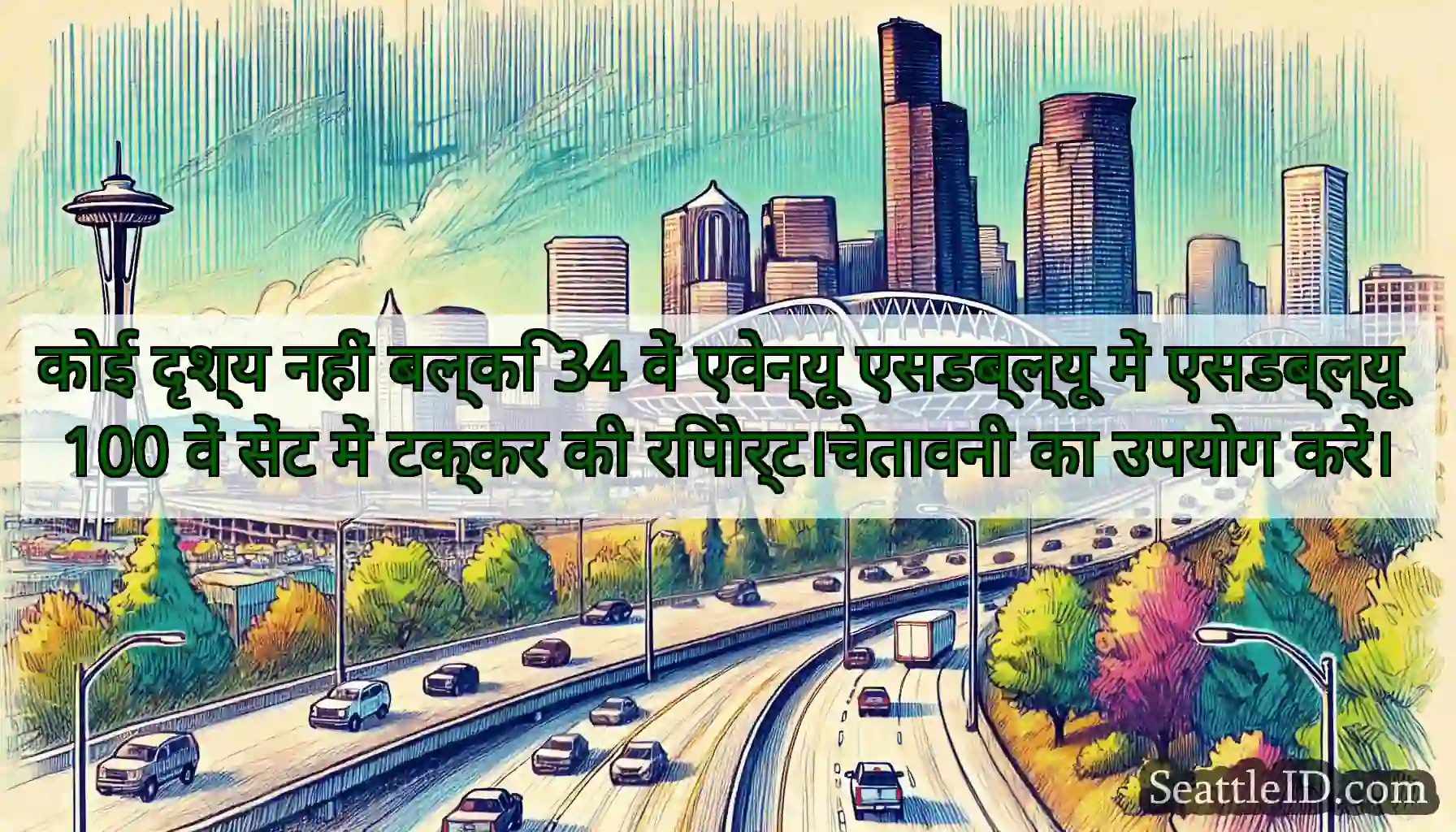कोई दृश्य नहीं बल्कि 34 वें एवेन्यू एसडब्ल्यू में