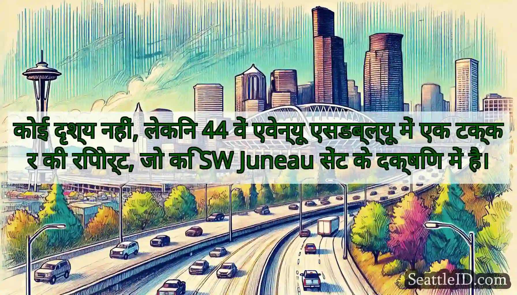 कोई दृश्य नहीं, लेकिन 44 वें एवेन्यू एसडब्ल्यू